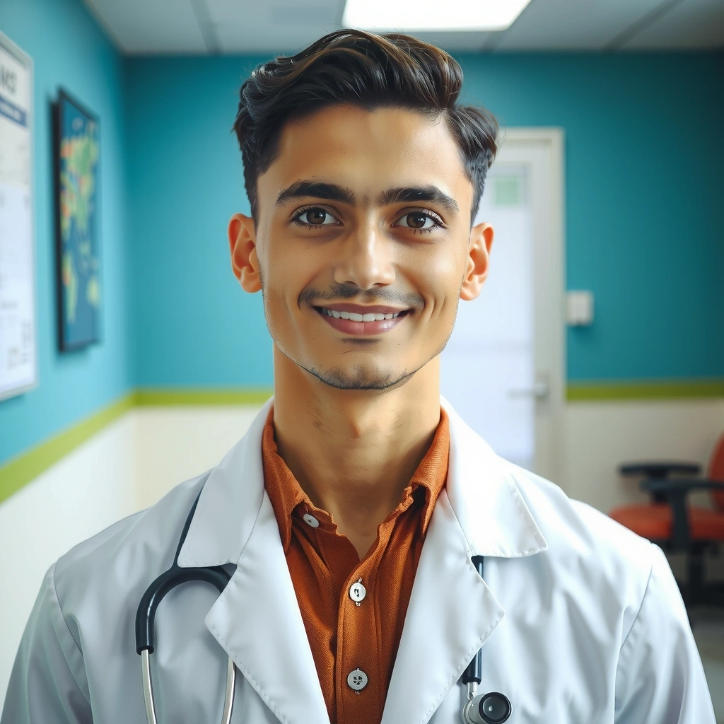 Portretul unui medic generalist, cu un aer de încredere